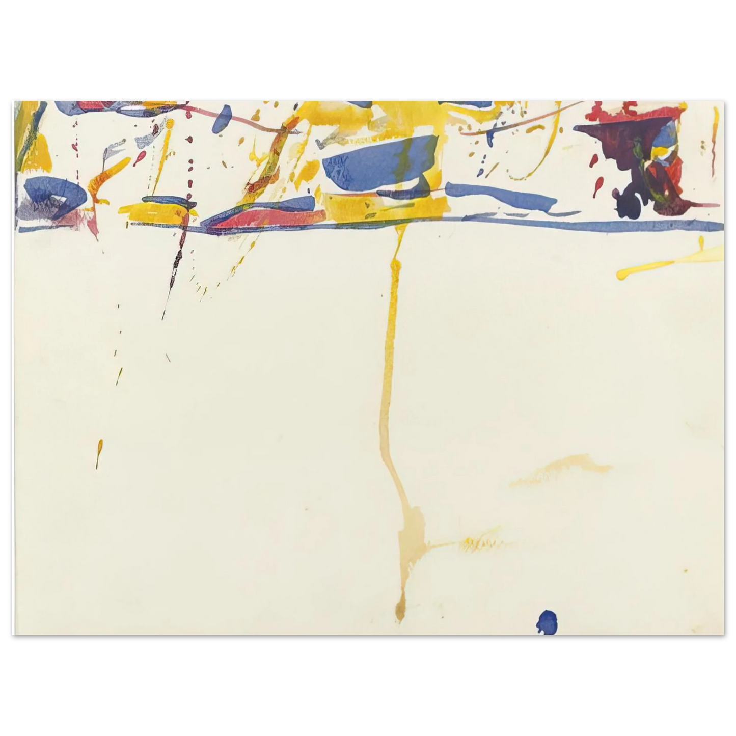 Sam Francis - SF59-040  75x100 cm / 30x40inches Fine Art Poster