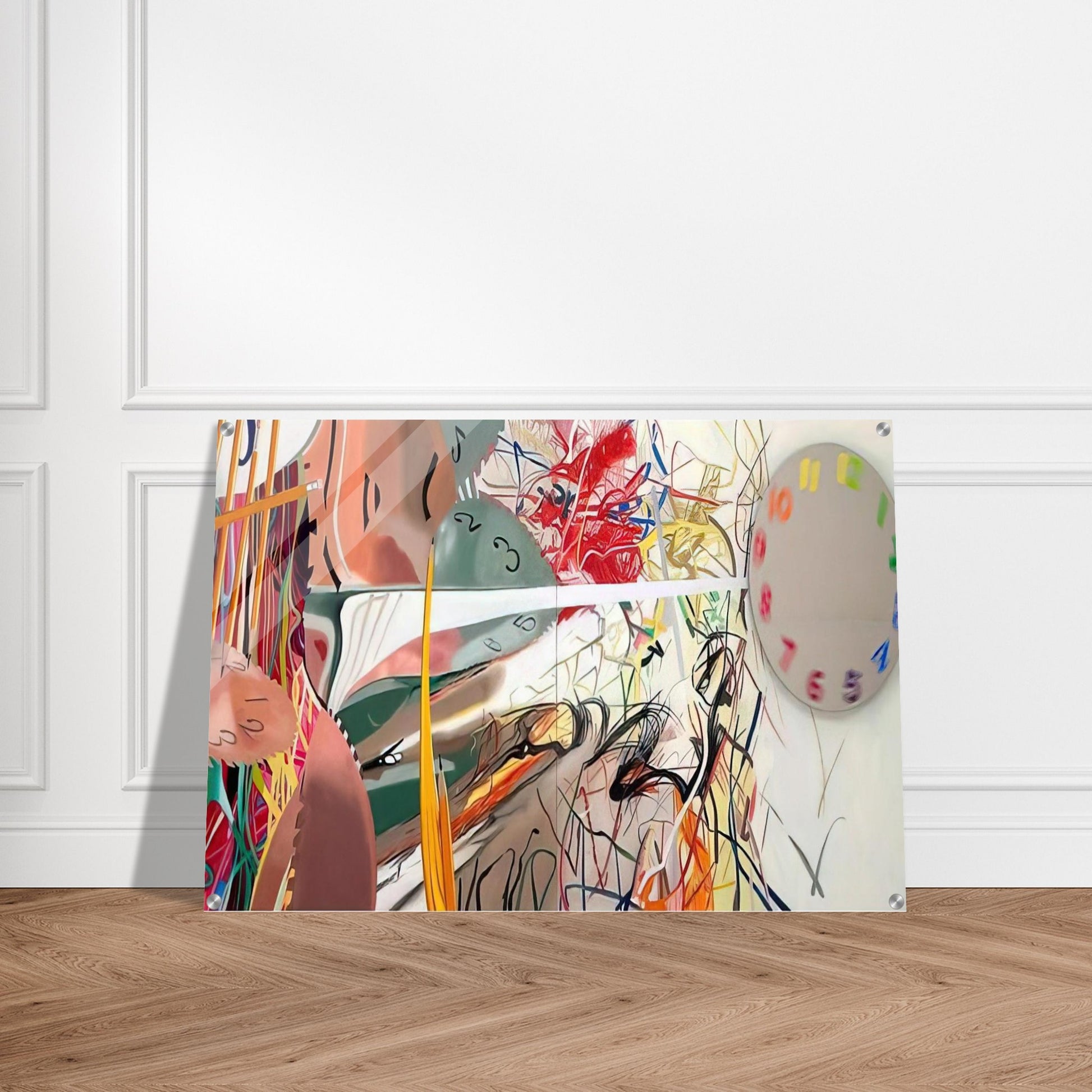 Time Stops the Face Continues - James Rosenquist Acrylic Print - 70x100 cm / 28x40″ inches