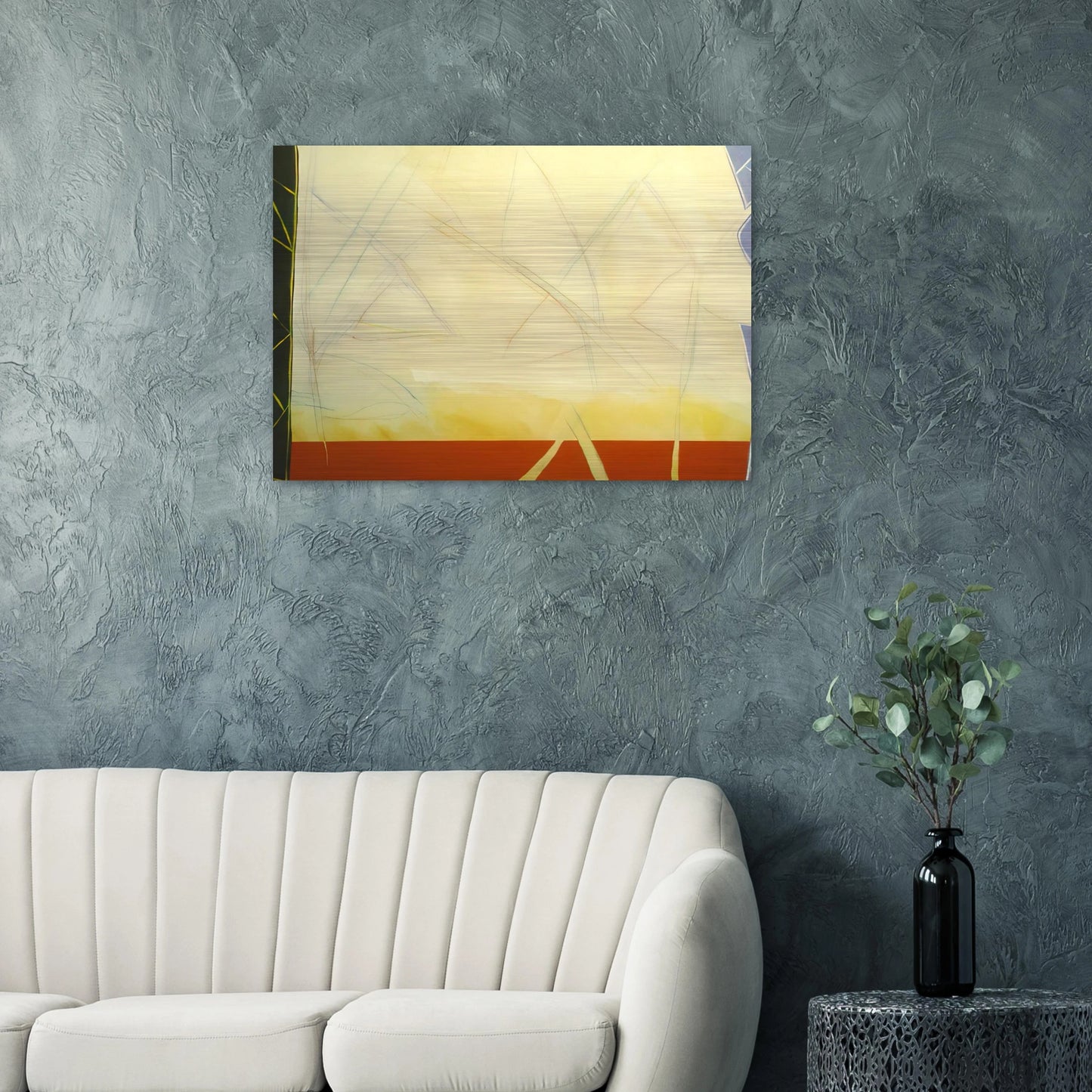 Rights Of Man 6 - 1988 - Ronnie Landfield Brushed Aluminum Print - 70x100 cm / 28x40 inches | Ronnie Landfield Aluminum Print | Ronnie Landfield Prints