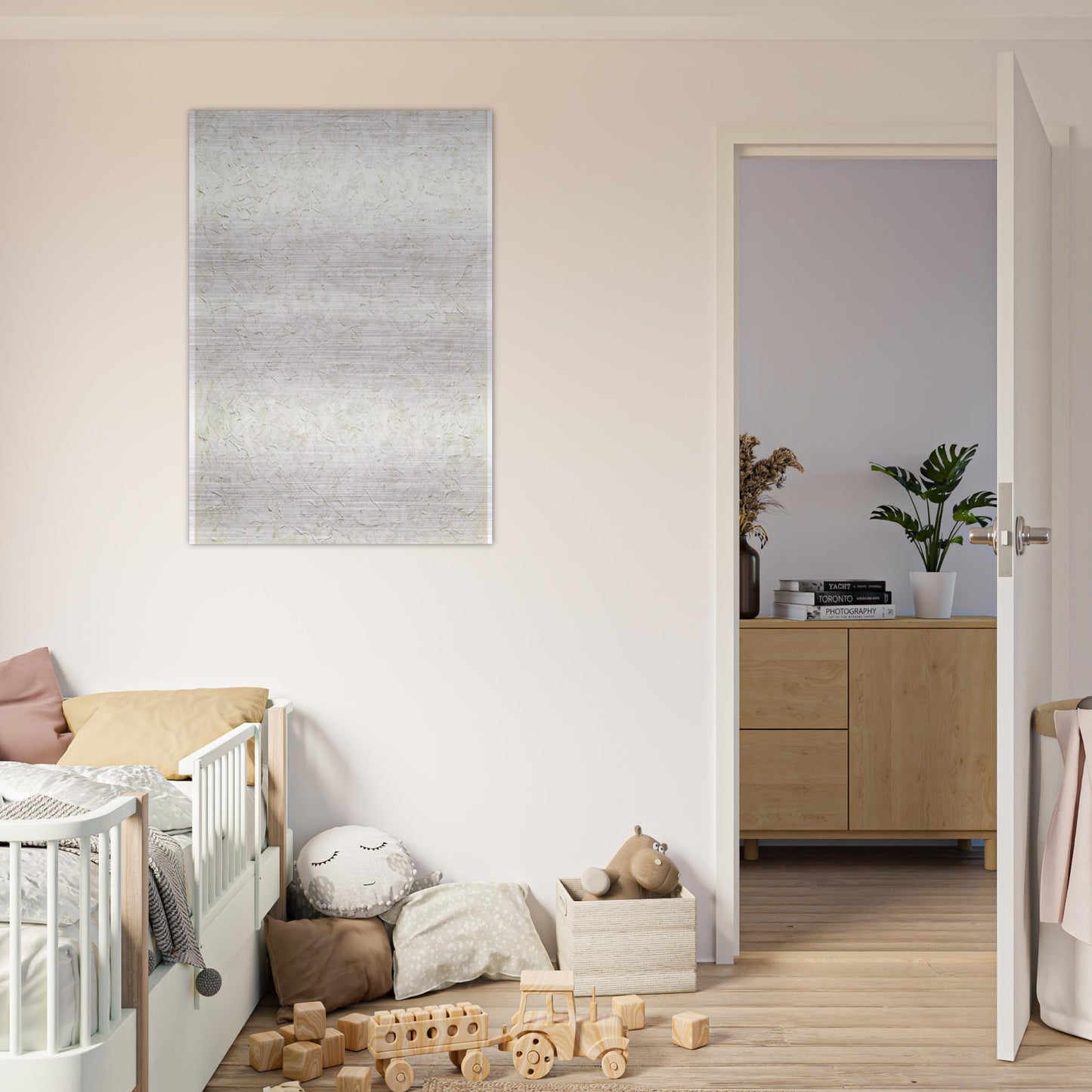 Rule - Robert Ryman Brushed Aluminum Print - 70x100 cm / 28x40 inches | Robert Ryman Aluminum Print | Robert Ryman Prints