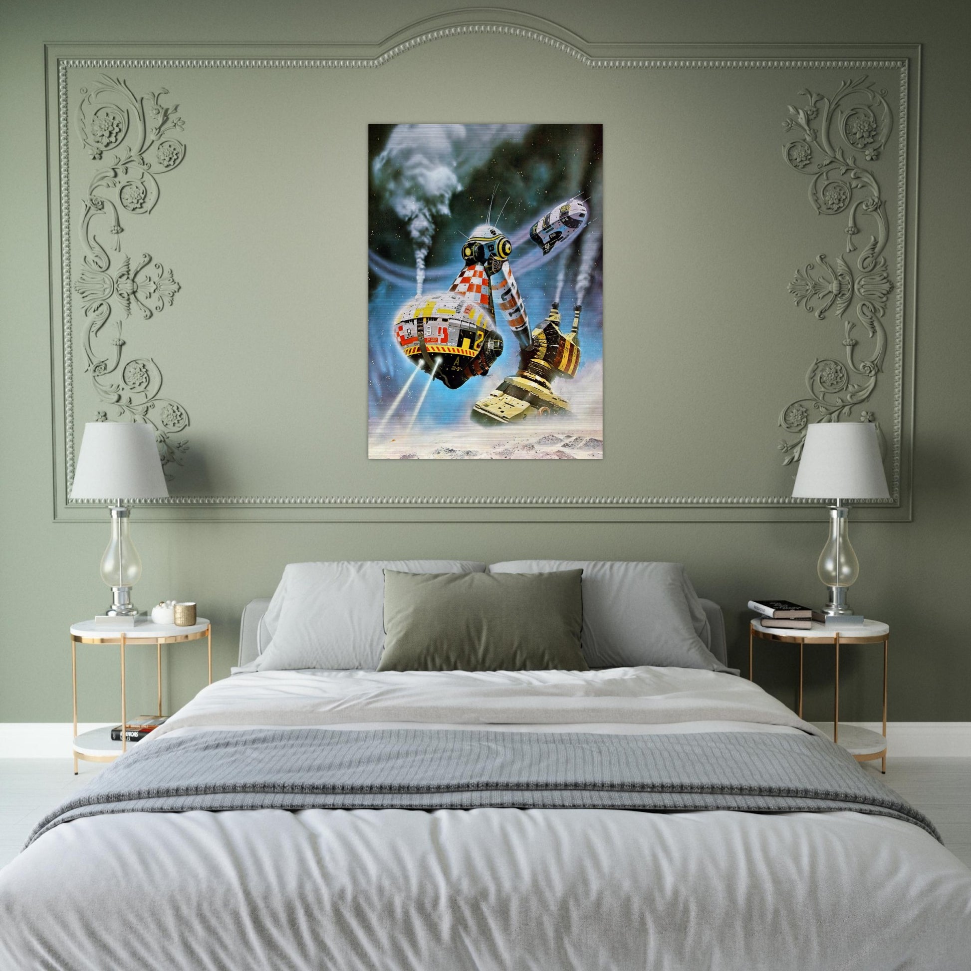 Chris Foss - Chris Foss Brushed Aluminum Print - 70x100 cm / 28x40 inches | Chris Foss Aluminum Print | Chris Foss Prints