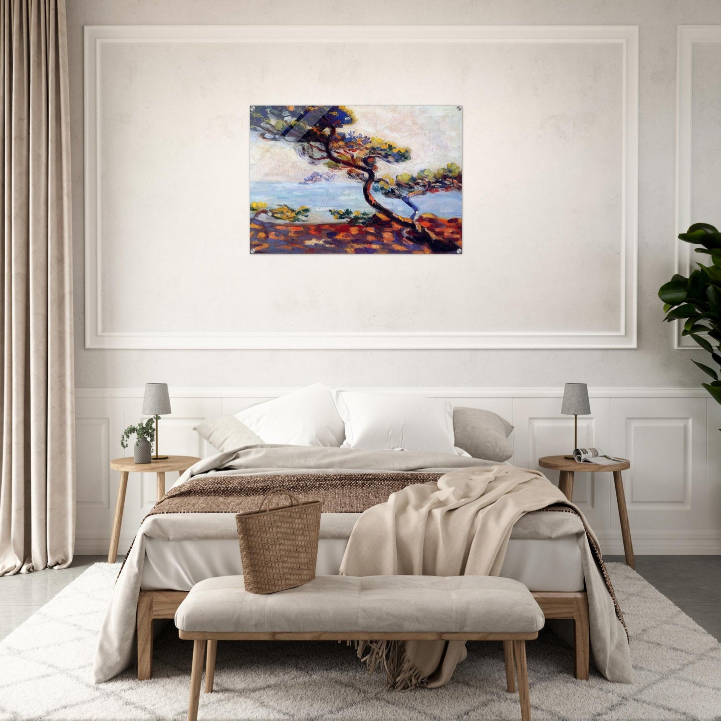 Dans le Midi - 1910 - Armand Guillaumin Acrylic Print - 70x100 cm / 28x40″ inches | Armand Guillaumin Wall Art | Armand Guillaumin Prints