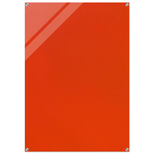 Vermilion - Marcia Hafif Acrylic Print - 70x100 cm / 28x40″ inches | Marcia Hafif Wall Art | Marcia Hafif Prints