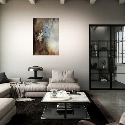 ORCHIDS - Odilon Redon Brushed Aluminum Print - 70x100 cm / 28x40 inches | Odilon Redon Aluminum Print | Odilon Redon Prints