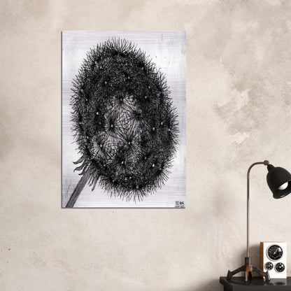 BLOWBALL I - MC Escher Brushed Aluminum Print - 70x100 cm / 28x40 inches | MC Escher Aluminum Print | MC Escher Prints