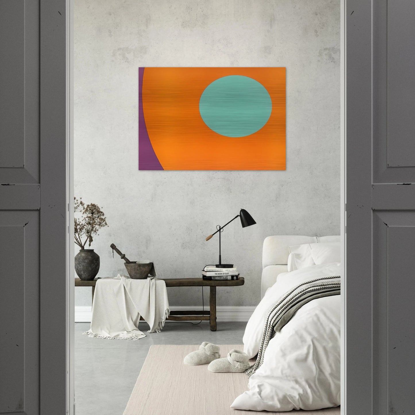 Untitled Abstract - 1962 - Alexander Liberman Brushed Aluminum Print - 70x100 cm / 28x40 inches | Alexander Liberman Aluminum Print | Alexander Liberman Prints