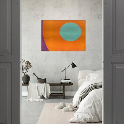 Untitled Abstract - 1962 - Alexander Liberman Brushed Aluminum Print - 70x100 cm / 28x40 inches | Alexander Liberman Aluminum Print | Alexander Liberman Prints