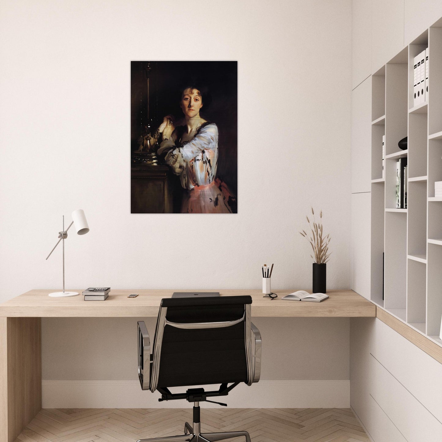 Mrs Charles Russell - John Singer Sargent Brushed Aluminum Print - 70x100 cm / 28x40 inches | John Singer Sargent Aluminum Print | John Singer Sargent Prints