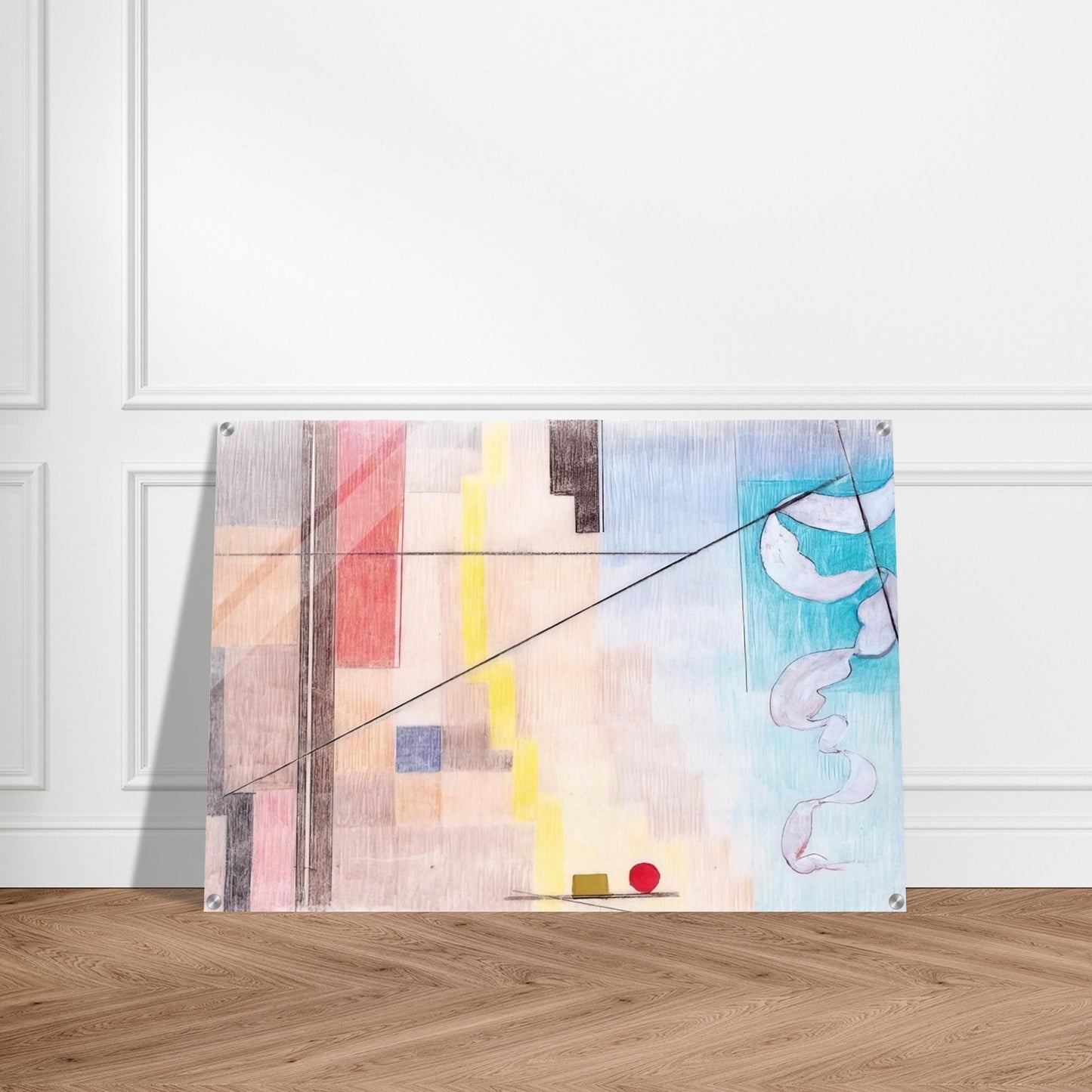 Die Kontraste - Abstract Art - Johannes Itten Acrylic Print - 70x100 cm / 28x40″ inches