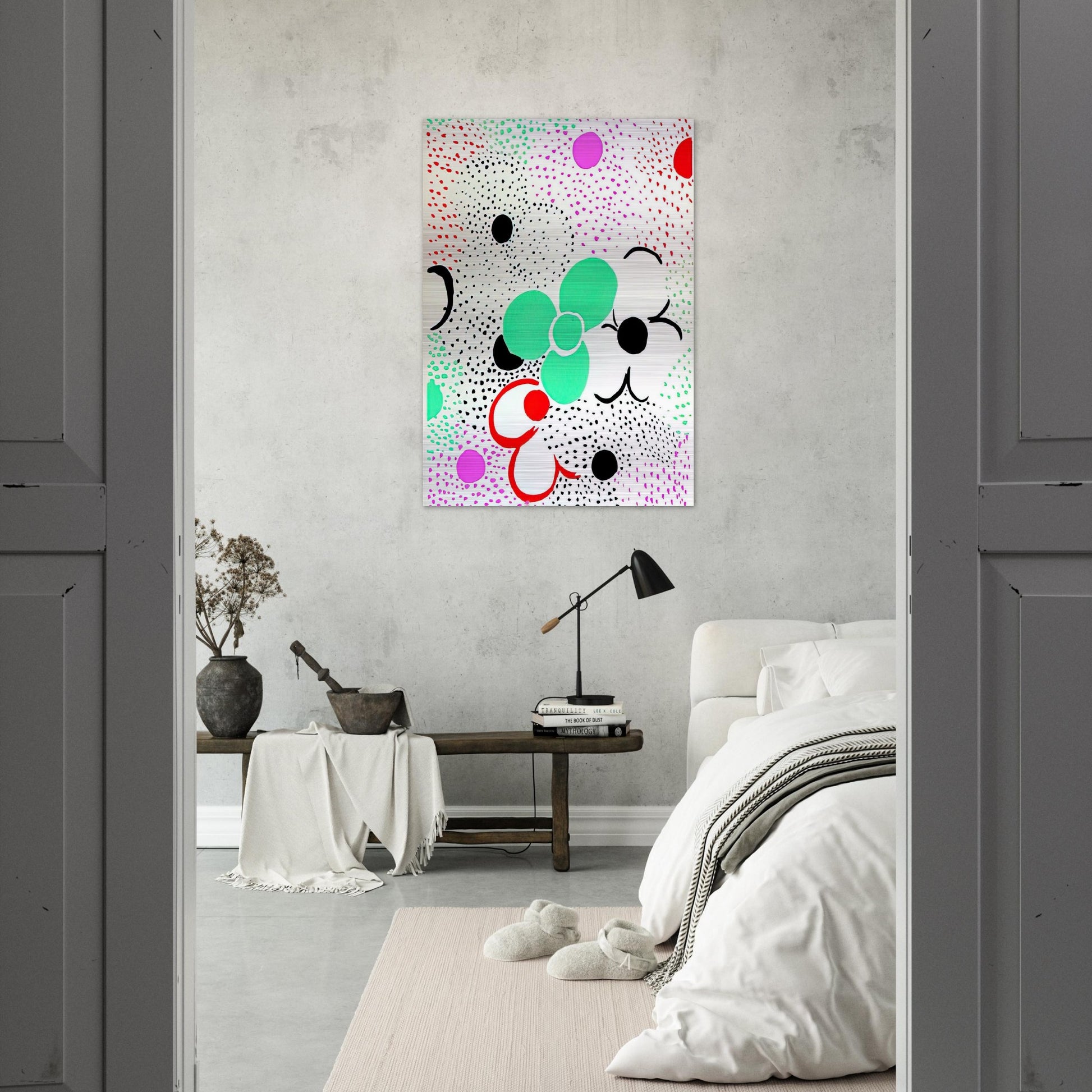 COMPOSITION 12 - Sonia Delaunay Brushed Aluminum Print - 70x100 cm / 28x40 inches | Sonia Delaunay Aluminum Print | Sonia Delaunay Prints