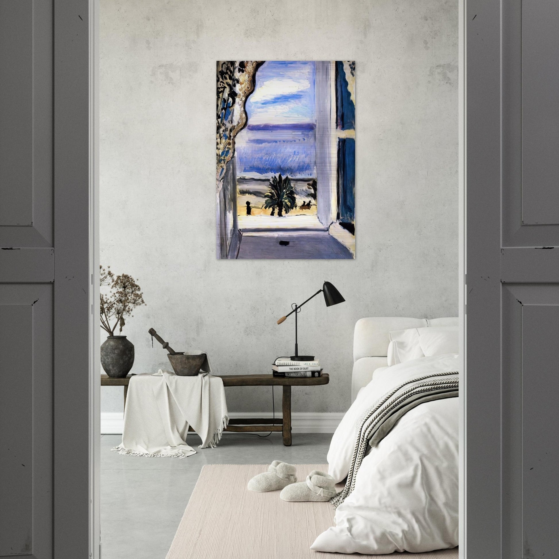 THE OPEN WINDOW 1918 - Henri Matisse Brushed Aluminum Print - 70x100 cm / 28x40 inches | Henri Matisse Aluminum Print | Henri Matisse Prints