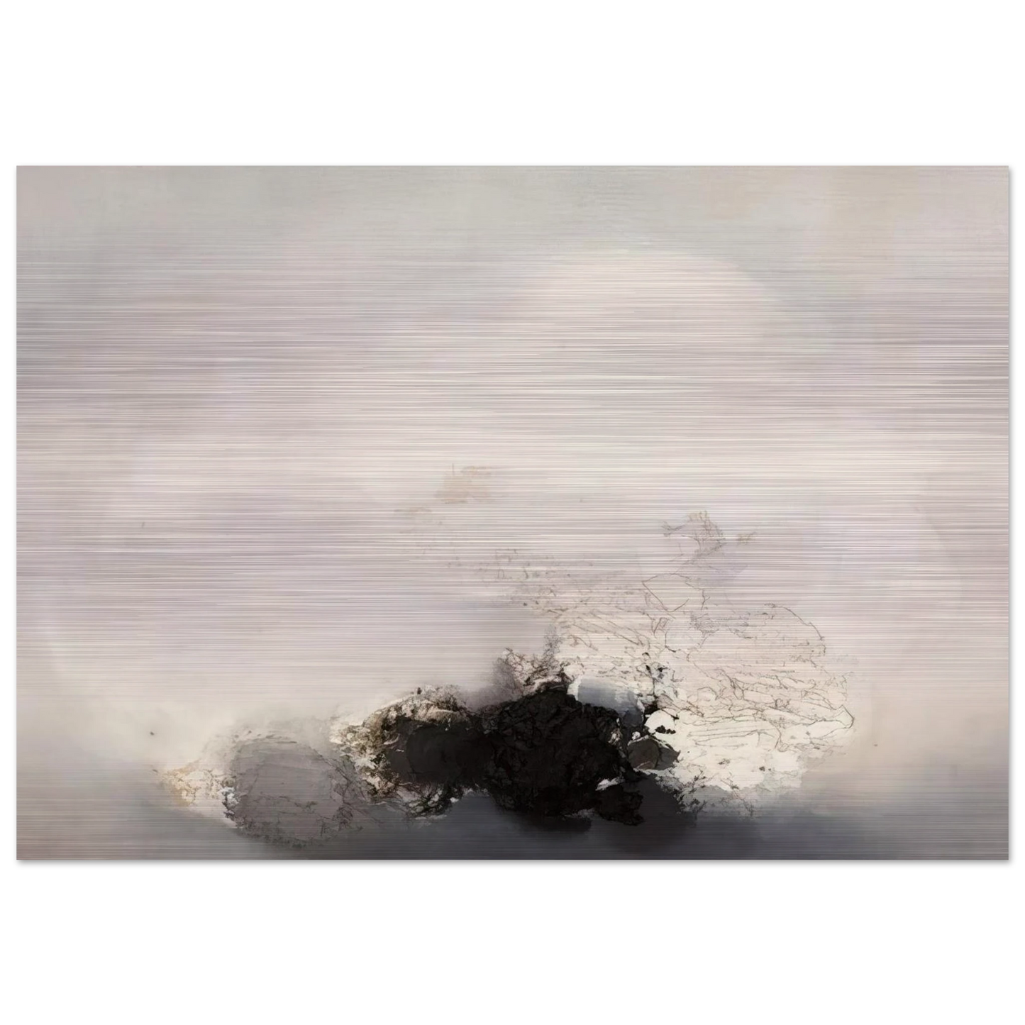 N MERO 148 1959 - Luis Feito Brushed Aluminum Print - 70x100 cm / 28x40 inches | Luis Feito Aluminum Print | Luis Feito Prints