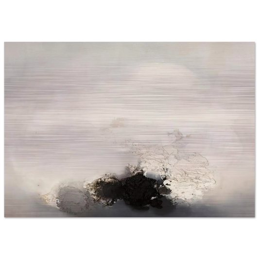 N MERO 148 1959 - Luis Feito Brushed Aluminum Print - 70x100 cm / 28x40 inches | Luis Feito Aluminum Print | Luis Feito Prints