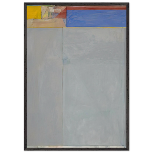 Ocean Park 49 - Richard Diebenkorn 70x100 cm / 28x40 inches Framed Art Print – Black Wooden Frame
