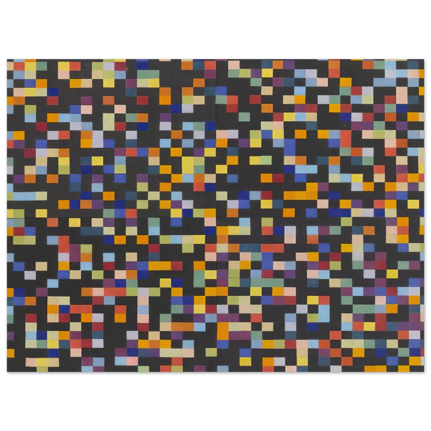Ellsworth Kelly - Spectrum Colors Arranged by Chance VI  75x100 cm / 30x40inches Fine Art Poster