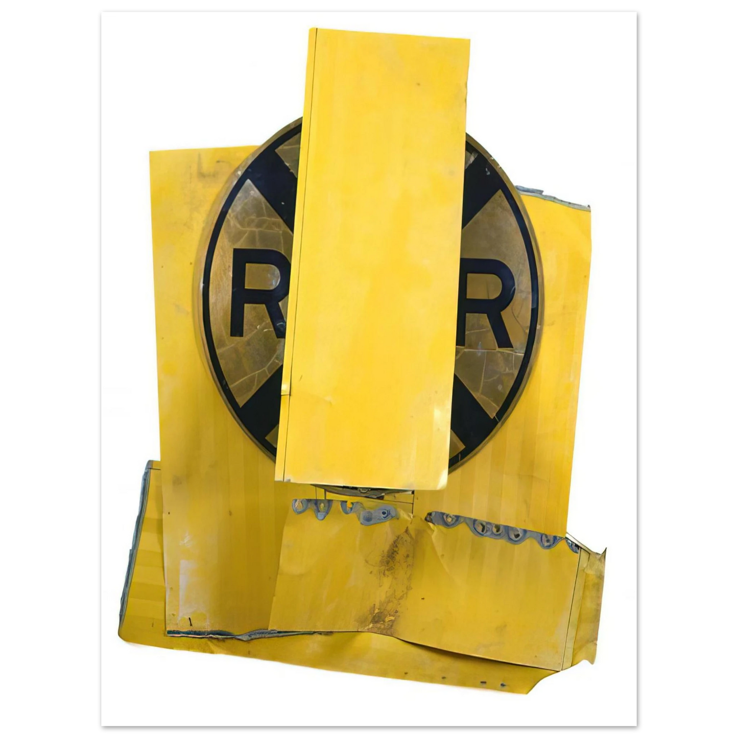 Robert Rauschenberg - YELLOW VISOR GLUT 1989  75x100 cm / 30x40inches Fine Art Poster