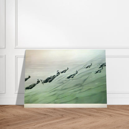 MUSTANG STAFFEL 1964 - Gerhard Richter Brushed Aluminum Print - 70x100 cm / 28x40 inches | Gerhard Richter Aluminum Print | Gerhard Richter Prints