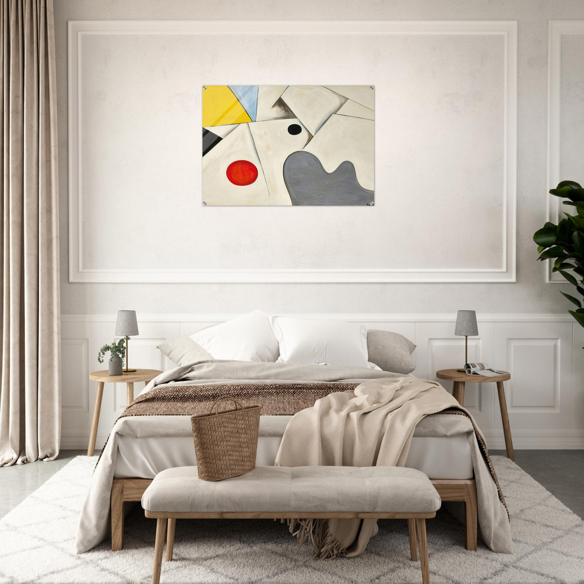 WHITE FIELDS 1955 - Alexander Calder Acrylic Print - 70x100 cm / 28x40″ inches | Alexander Calder Wall Art | Alexander Calder Prints