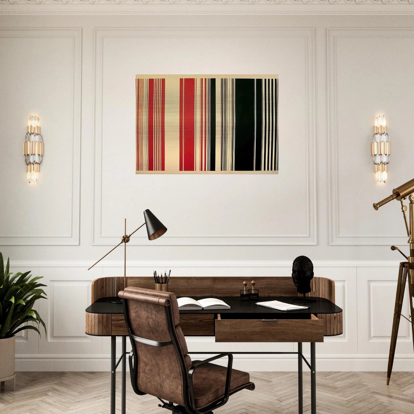 Concord - 1982 - Gene Davis Brushed Aluminum Print - 70x100 cm / 28x40 inches | Gene Davis Aluminum Print | Gene Davis Prints