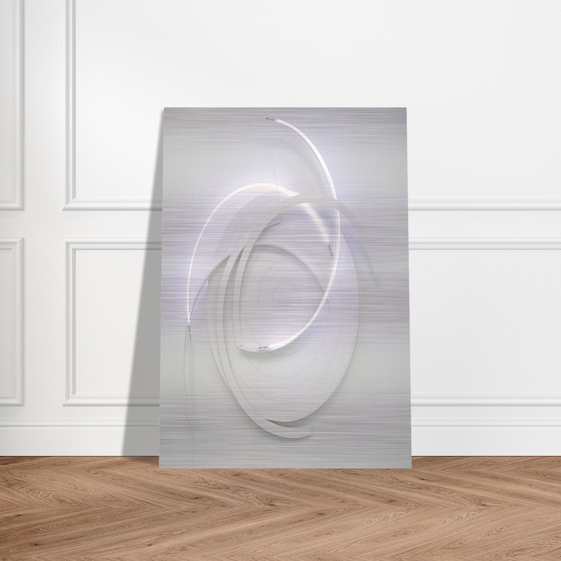 Lunatique compact n° 3 - 1996 - Francois Morellet Brushed Aluminum Print - 70x100 cm / 28x40 inches | Francois Morellet Aluminum Print | Francois Morellet Prints