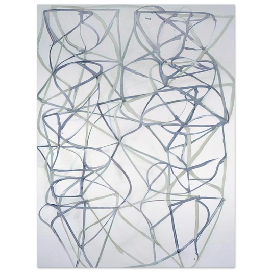 Brice Marden - Couplet III - 1989  75x100 cm / 30x40inches Fine Art Poster