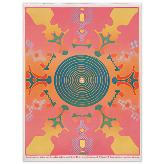 Peter Max - THE VISIONARIES AT THE EAST HAMPTON GALLERY 1967  75x100 cm / 30x40inches Fine Art Poster