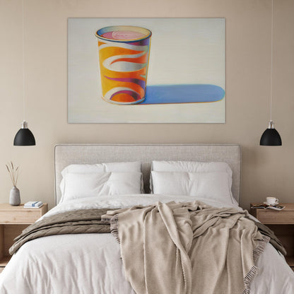 Drink Cup - 1972 - Wayne Thiebaud Art Prints - 100x150 cm / 40x60″ inches | Wayne Thiebaud Poster | Wayne Thiebaud Prints