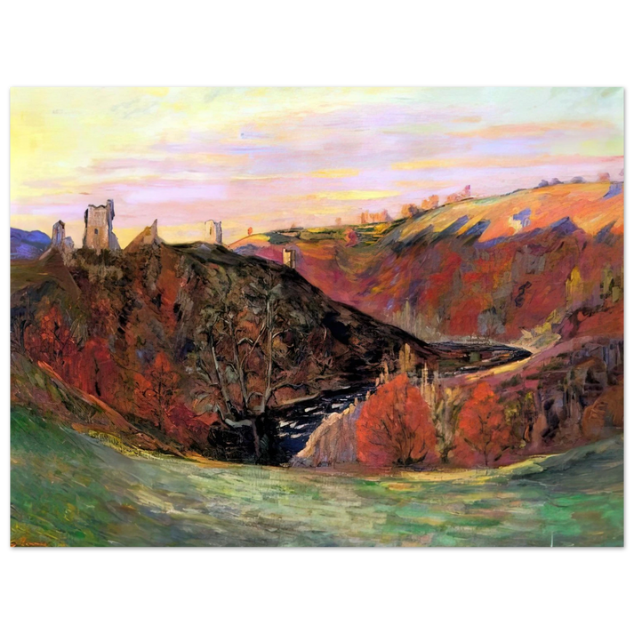 Armand Guillaumin - Sunset in Creuse - 1898  75x100 cm / 30x40inches Fine Art Poster