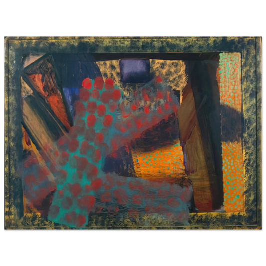 Howard Hodgkin - Dinner at Smith Square - 1979  75x100 cm / 30x40inches Fine Art Poster