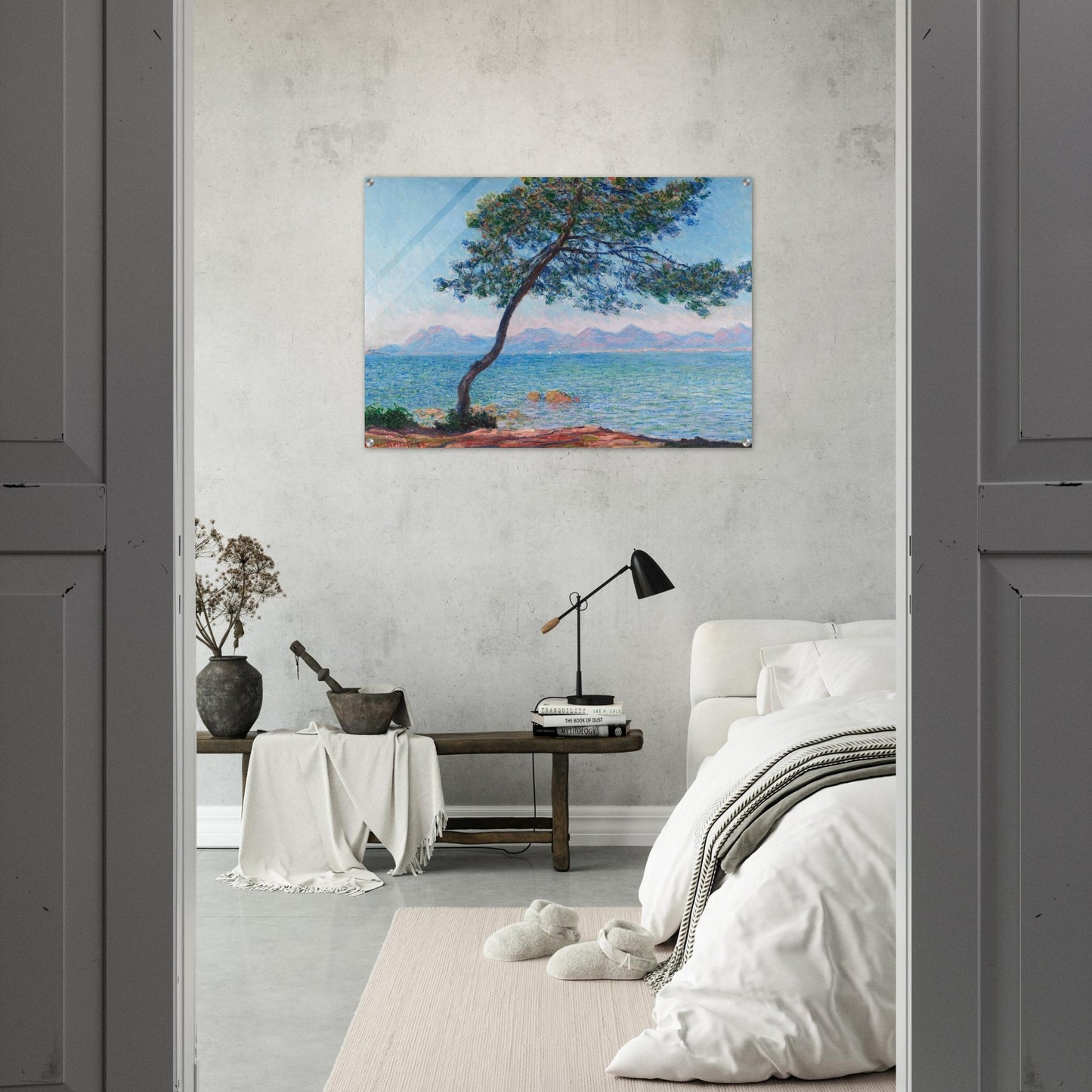 The Esterel Mountains - claude monet Acrylic Print - 70x100 cm / 28x40″ inches | claude monet Wall Art | claude monet Prints