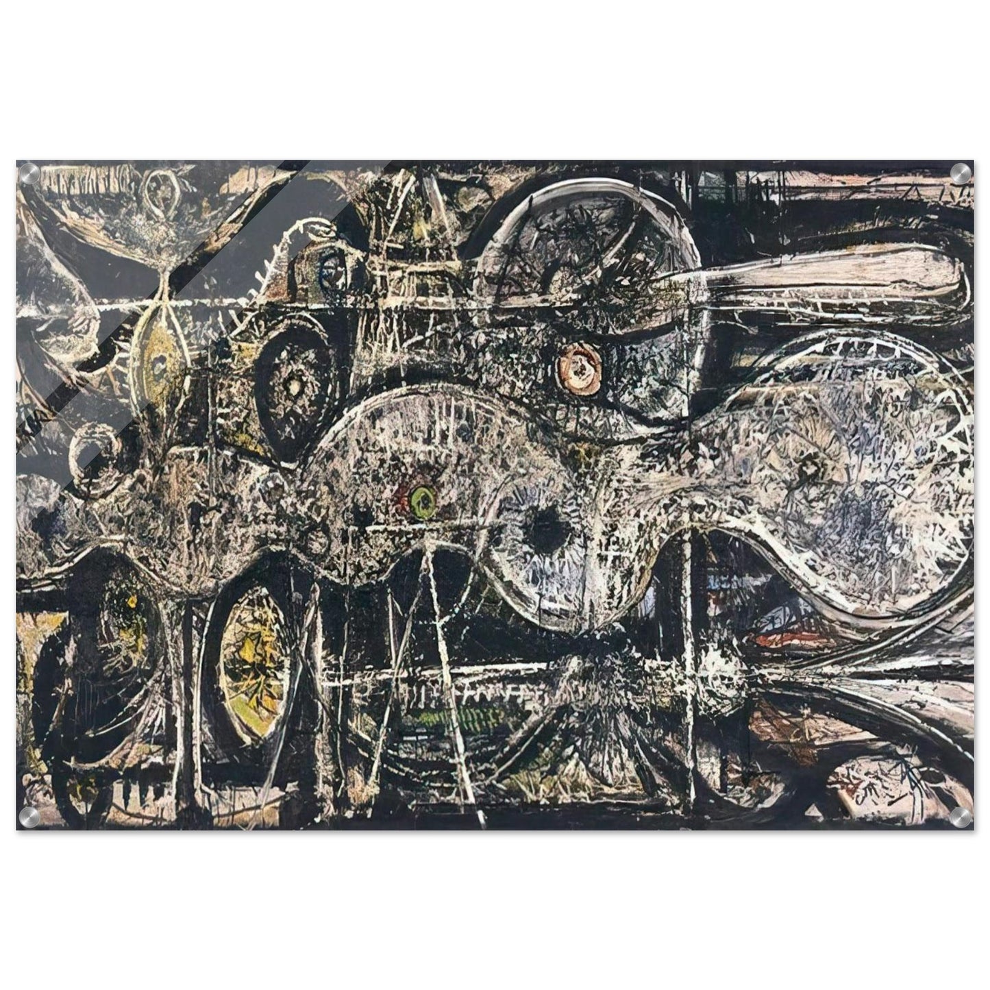 Undulation - Richard Pousette-Dart Acrylic Print - 70x100 cm / 28x40″ inches | Richard Pousette-Dart Wall Art | Richard Pousette-Dart Prints