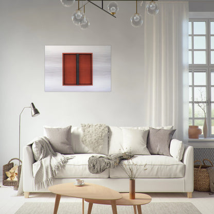 Untitled 101 Spring Street - 1962 - Donald Judd Brushed Aluminum Print - 70x100 cm / 28x40 inches | Donald Judd Aluminum Print | Donald Judd Prints