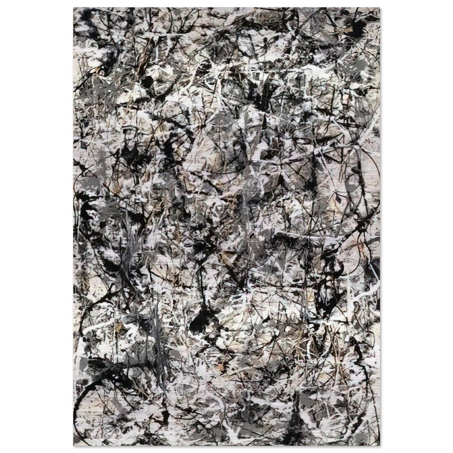CATHEDRAL 1947 - Jackson Pollock Brushed Aluminum Print - 70x100 cm / 28x40 inches | Jackson Pollock Aluminum Print | Jackson Pollock Prints