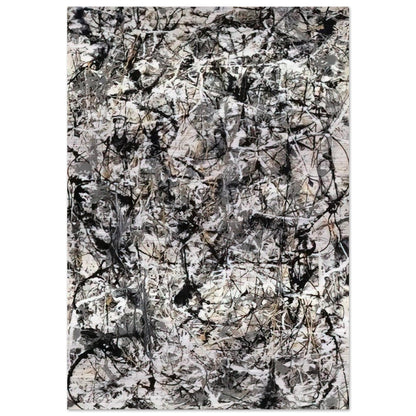 CATHEDRAL 1947 - Jackson Pollock Brushed Aluminum Print - 70x100 cm / 28x40 inches | Jackson Pollock Aluminum Print | Jackson Pollock Prints