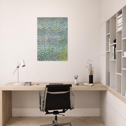 WHITE ROSES SING AND SING 1976 - Alma Woodsey Thomas Brushed Aluminum Print - 70x100 cm / 28x40 inches | Alma Woodsey Thomas Aluminum Print | Alma Woodsey Thomas Prints