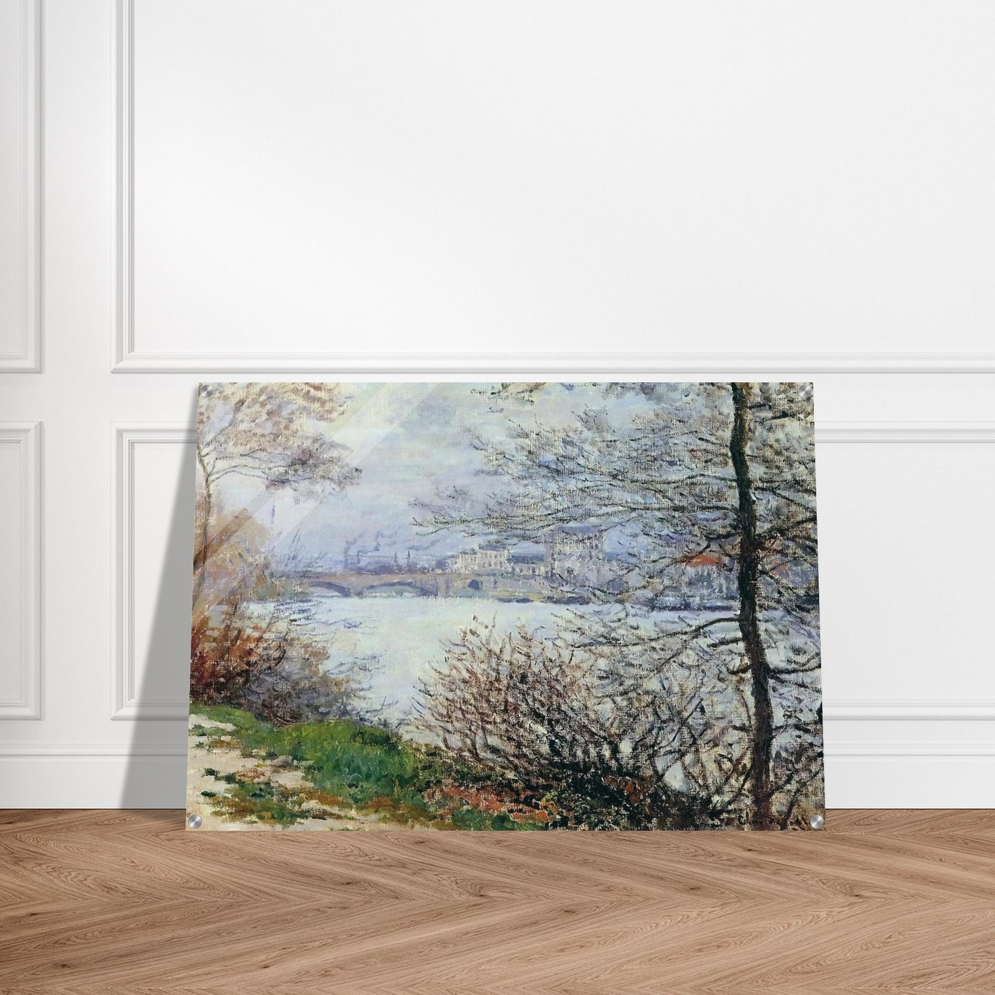 The Banks of the Seine, Ile de la Grande-Jatte - claude monet Acrylic Print - 70x100 cm / 28x40″ inches