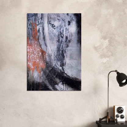Untitled - Tachisme - Jiro Yoshihara Brushed Aluminum Print - 70x100 cm / 28x40 inches | Jiro Yoshihara Aluminum Print | Jiro Yoshihara Prints