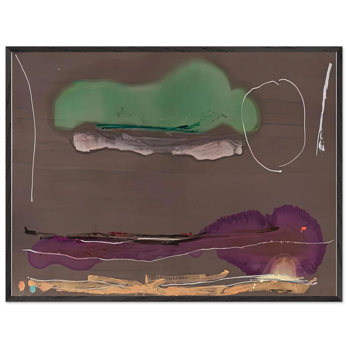 Helen Frankenthaler - Madrid, 1984- Wall Art - 30x40 cm / 12x16 inches - Fine Art Poster-canvas - -