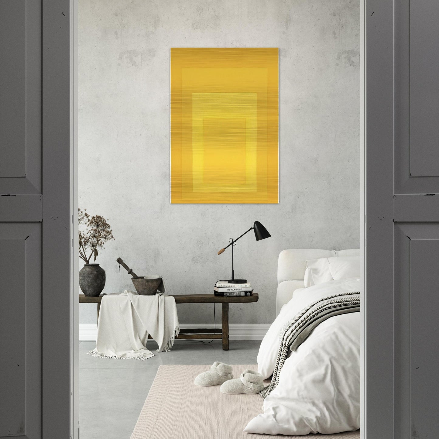 HOMAGE TO THE SQUARE 1964 - Josef Albers Brushed Aluminum Print - 70x100 cm / 28x40 inches | Josef Albers Aluminum Print | Josef Albers Prints