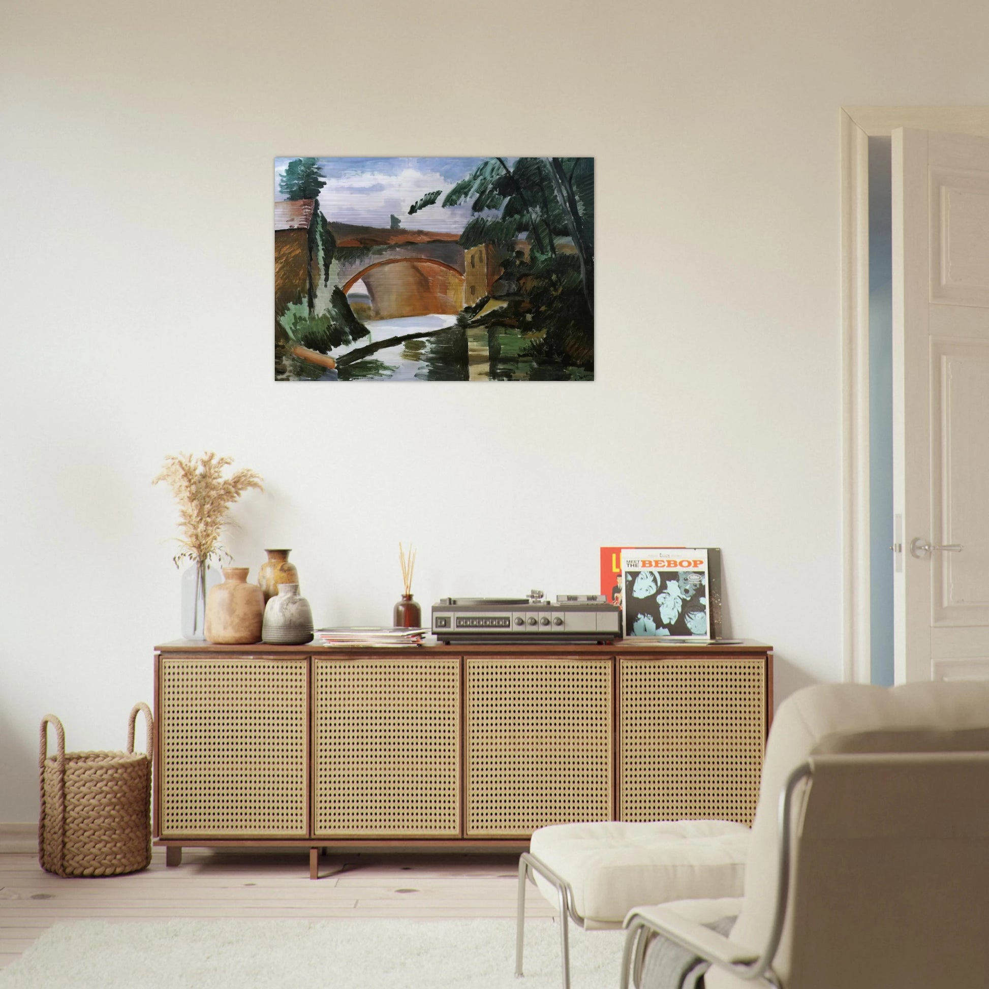 THE RIVER 1912 - Andre Derain Brushed Aluminum Print - 70x100 cm / 28x40 inches | Andre Derain Aluminum Print | Andre Derain Prints