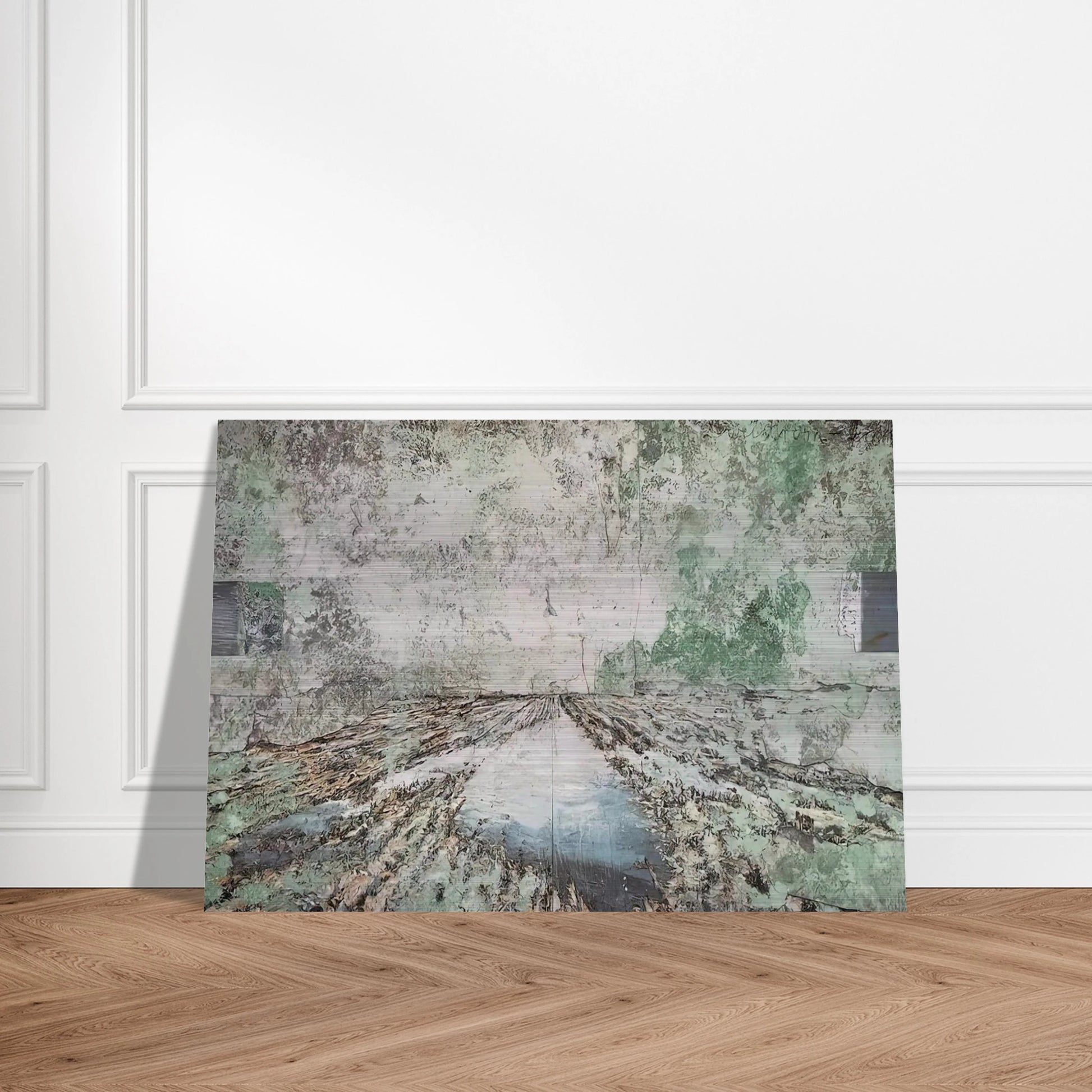 THE LAND OF THE TWO RIVERS ZWEISTROMLAND 1995 - Anselm Kiefer Brushed Aluminum Print - 70x100 cm / 28x40 inches | Anselm Kiefer Aluminum Print | Anselm Kiefer Prints