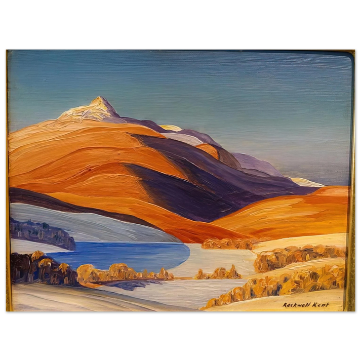 Rockwell Kent - Vermont Study  75x100 cm / 30x40inches Fine Art Poster