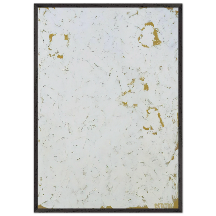 Wing - Robert Ryman 70x100 cm / 28x40 inches Framed Art Print – Black Wooden Frame