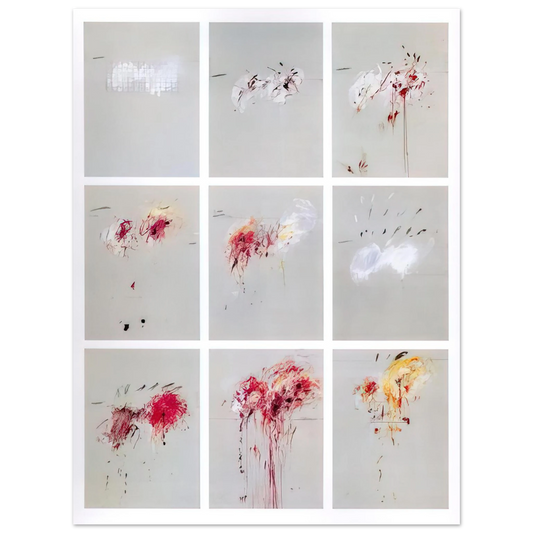 Cy Twombly - Nine Discourses on Commodus  75x100 cm / 30x40inches Fine Art Poster