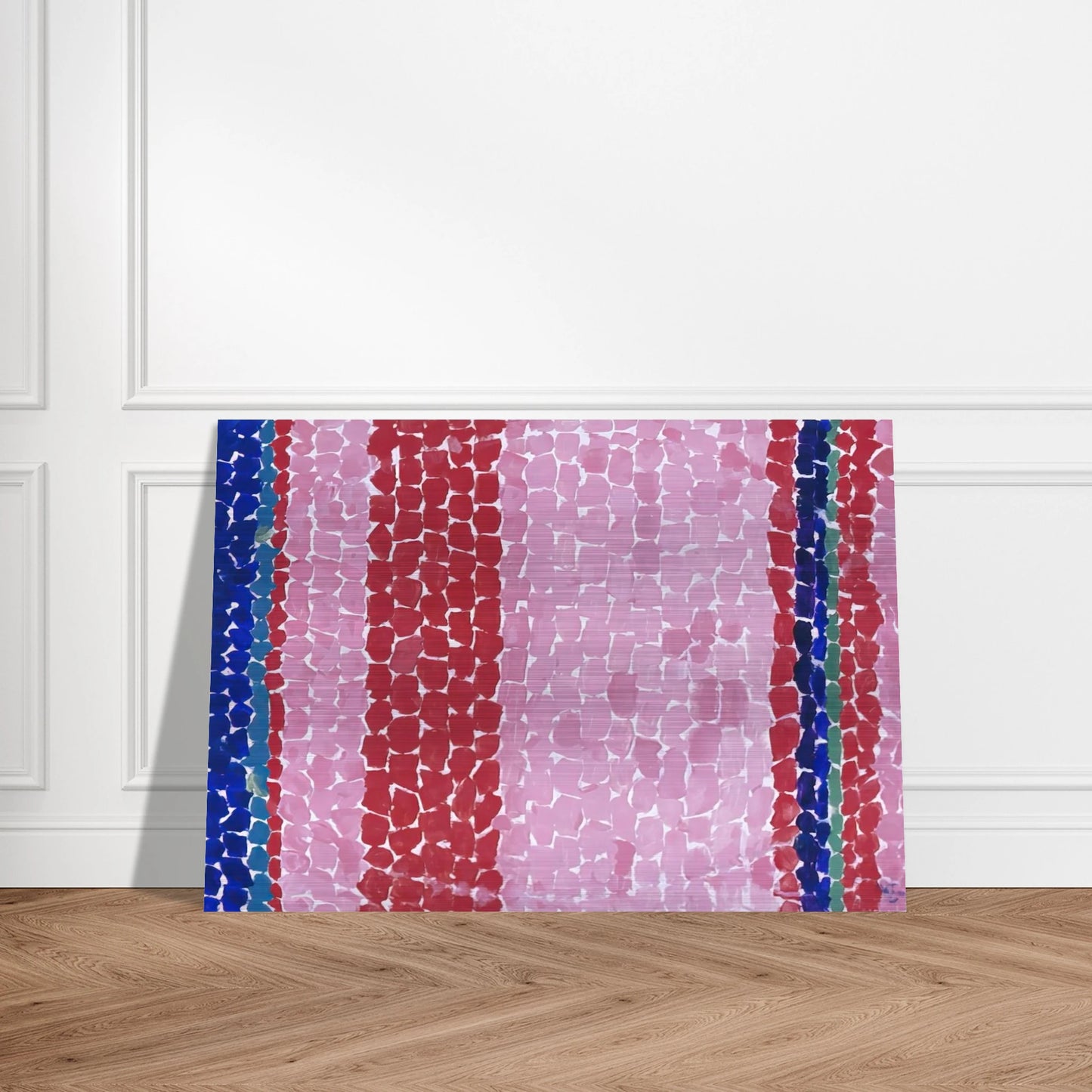 A GLIMPSE OF MARS 1969 - Alma Woodsey Thomas Brushed Aluminum Print - 70x100 cm / 28x40 inches | Alma Woodsey Thomas Aluminum Print | Alma Woodsey Thomas Prints
