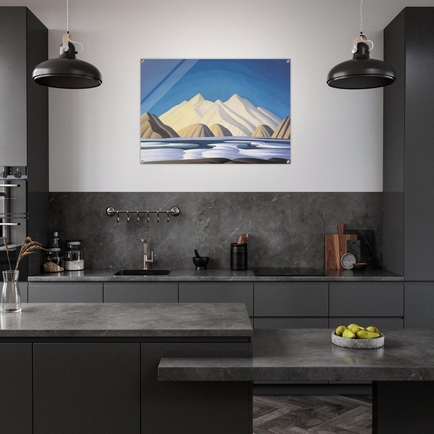 Baffin Island - 1931 - Lawren Harris Acrylic Print - 70x100 cm / 28x40″ inches | Lawren Harris Wall Art | Lawren Harris Prints
