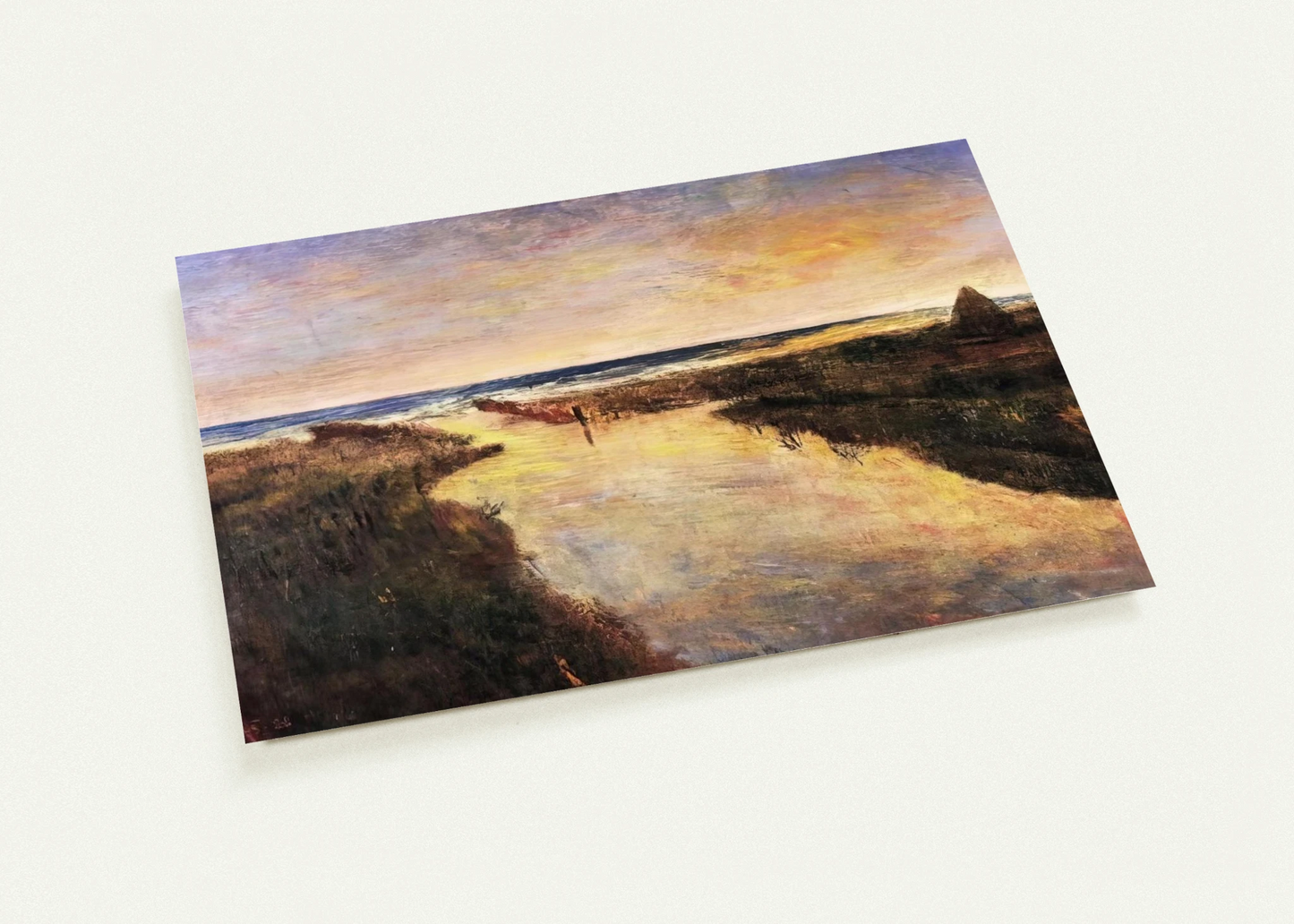 FOCE DEL CINQUALE 1928 By Carlo Carra Pack of 10 Post Cards | Carlo Carra Post Cards | A6 (10.5 x 14.8 cm) - 4.1 x 5.8 inches