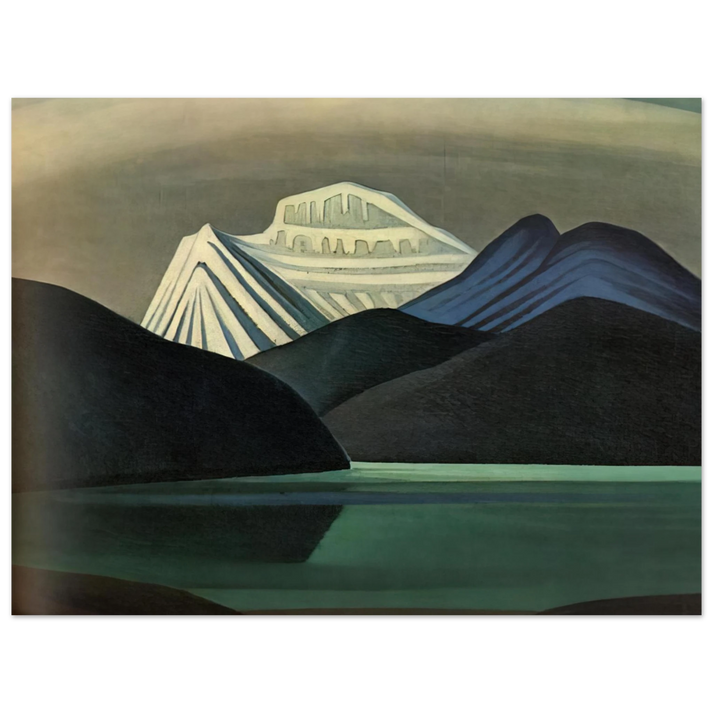 Lawren Harris - Mountains and Lake - 1929  75x100 cm / 30x40inches Fine Art Poster