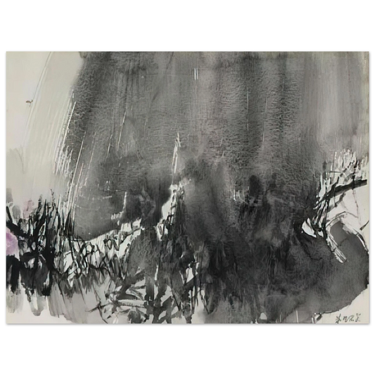 Chu teh Chun - UNTITLED 1963  75x100 cm / 30x40inches Fine Art Poster
