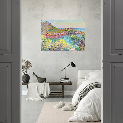 Landscape near Montecarlo - claude monet Acrylic Print - 70x100 cm / 28x40″ inches | claude monet Wall Art | claude monet Prints